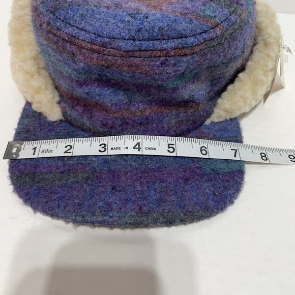 Vintage Cap America Winter Hat, Multicolored, Wool, Made in USA, Small, NWT, New - Picture 8 of 9